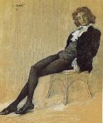 Leon Bakst Portrait of Zinaida Hippius oil painting reproduction